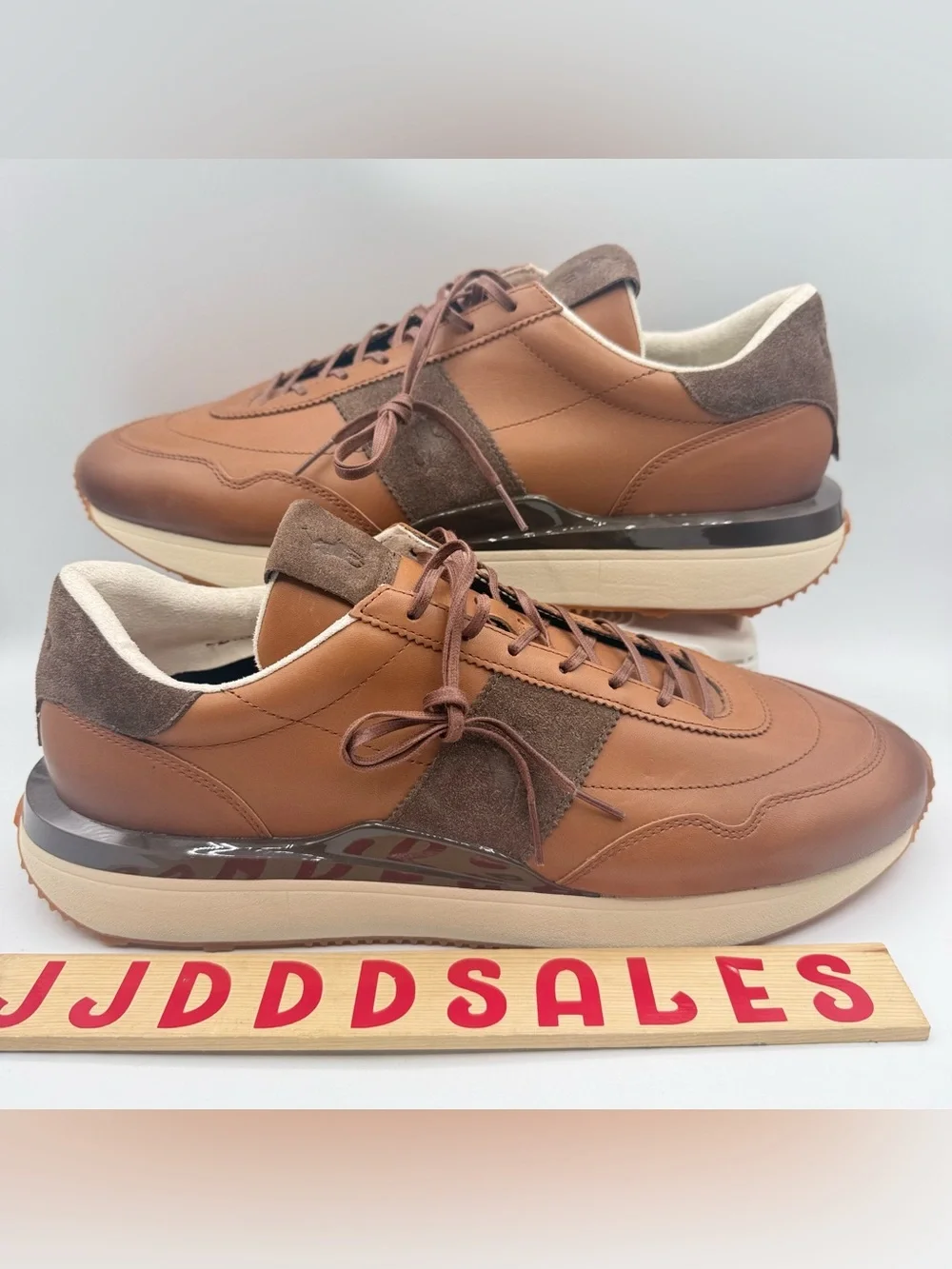 Polo Ralph Lauren Train 89 PP-SK-LTL Shoes Clay Tan Men’s Size 14 NEW